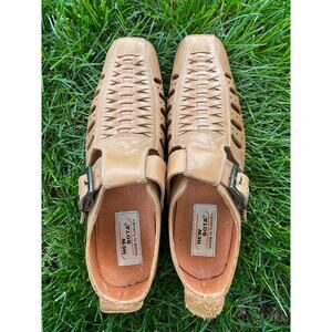 size 42 Turkish Made Leather Sandals Mens Summer Shoe New Bota